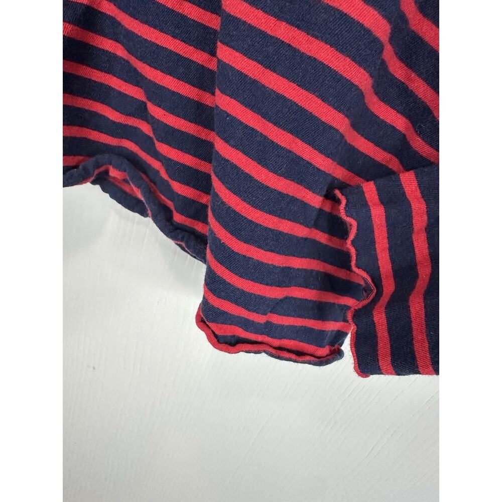 Frank And Eileen Women’s Blue Red Stripped Popover Henley Size M - Picture 6 of 10